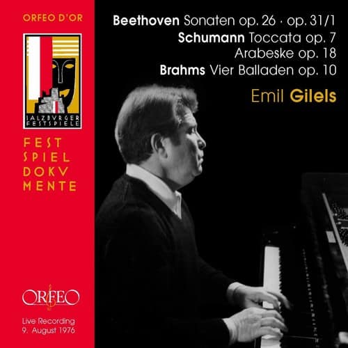 Emil Gilels - Sonaten / Toccata / Arabeske / Vier Balladen   - COMPACT DISCS [CD]