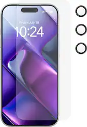 Insignia™ - Glass Screen Protector with Lens Protection for Apple iPhone 17 Pro (3-Pack) - Clear - Front_Zoom