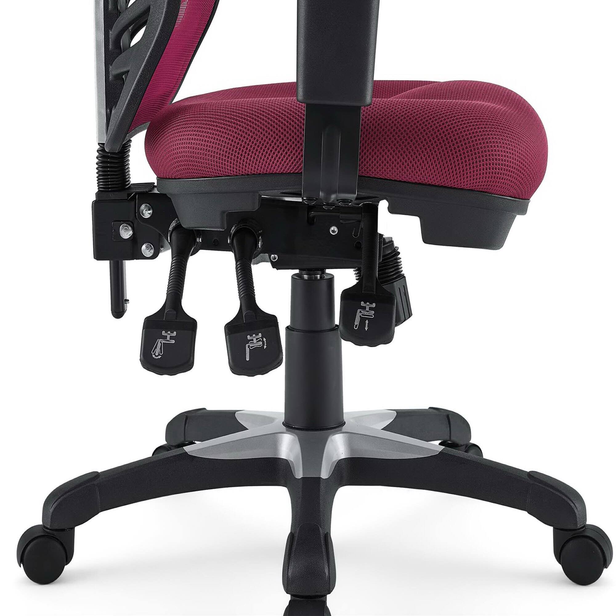 Alt View 7. Modway - Articulate Mesh Office Chair by Modway - Red.