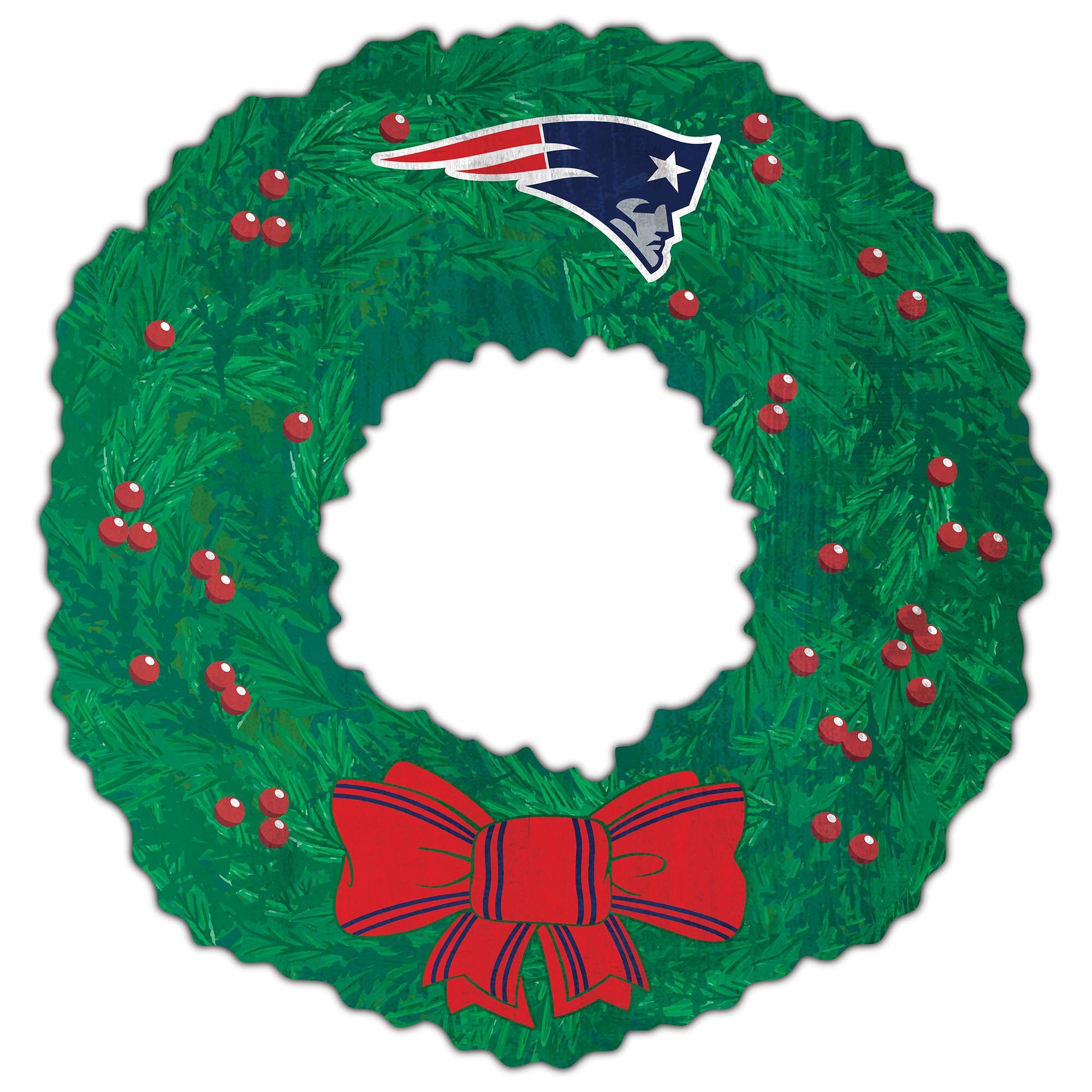 Front. Fan Creations - 16'' Team Wreath Sign - Green.
