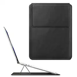 Kitcheniva - Hard Slim Bag Sleeve Case With Stand For MacBook Neo 13 Inch A3404 (2026) - Black