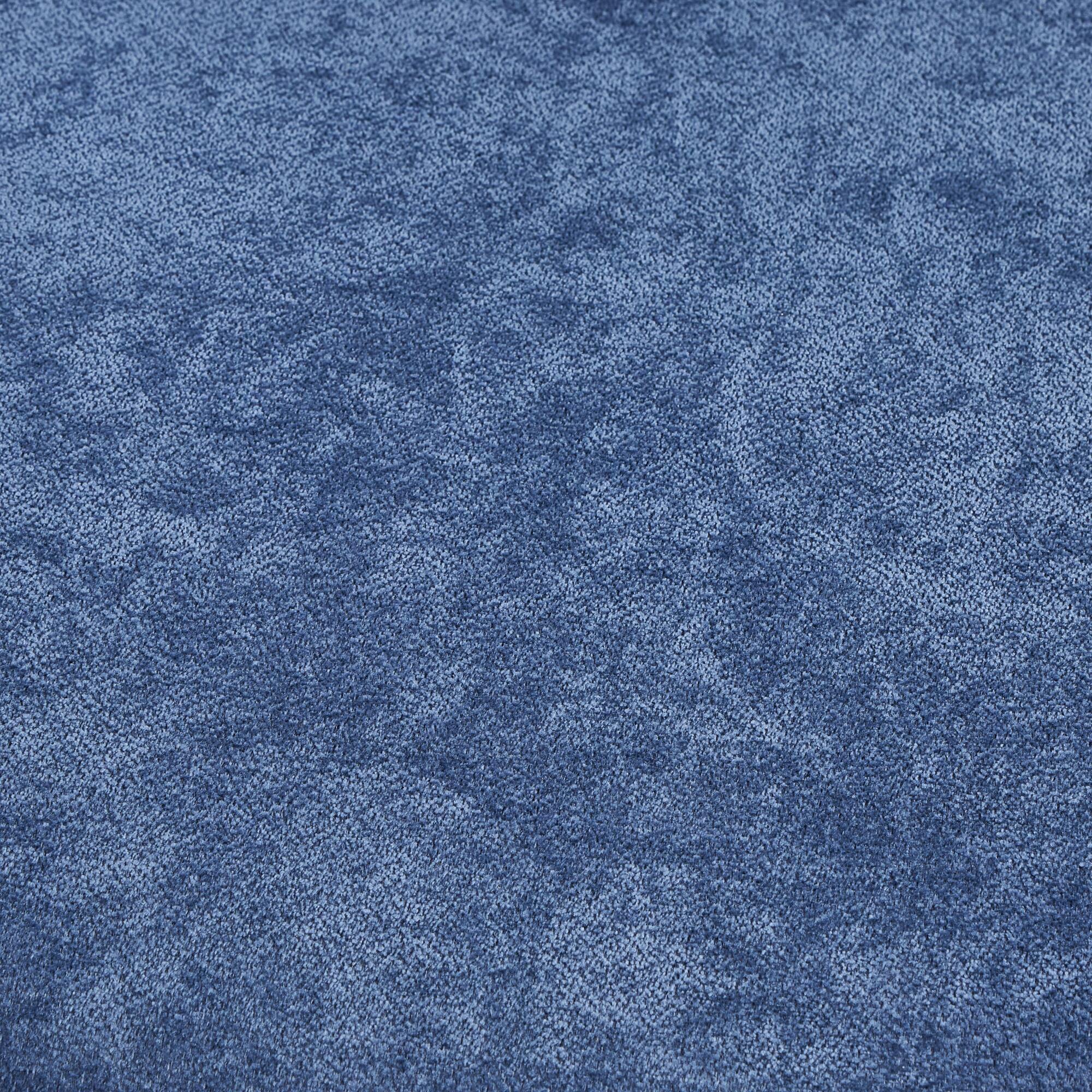 Alt View 4. GOODSILO - Elegant Fabric and Walnut Finish Side Chair for Comfortable Seating, Set of 2 - Blue.