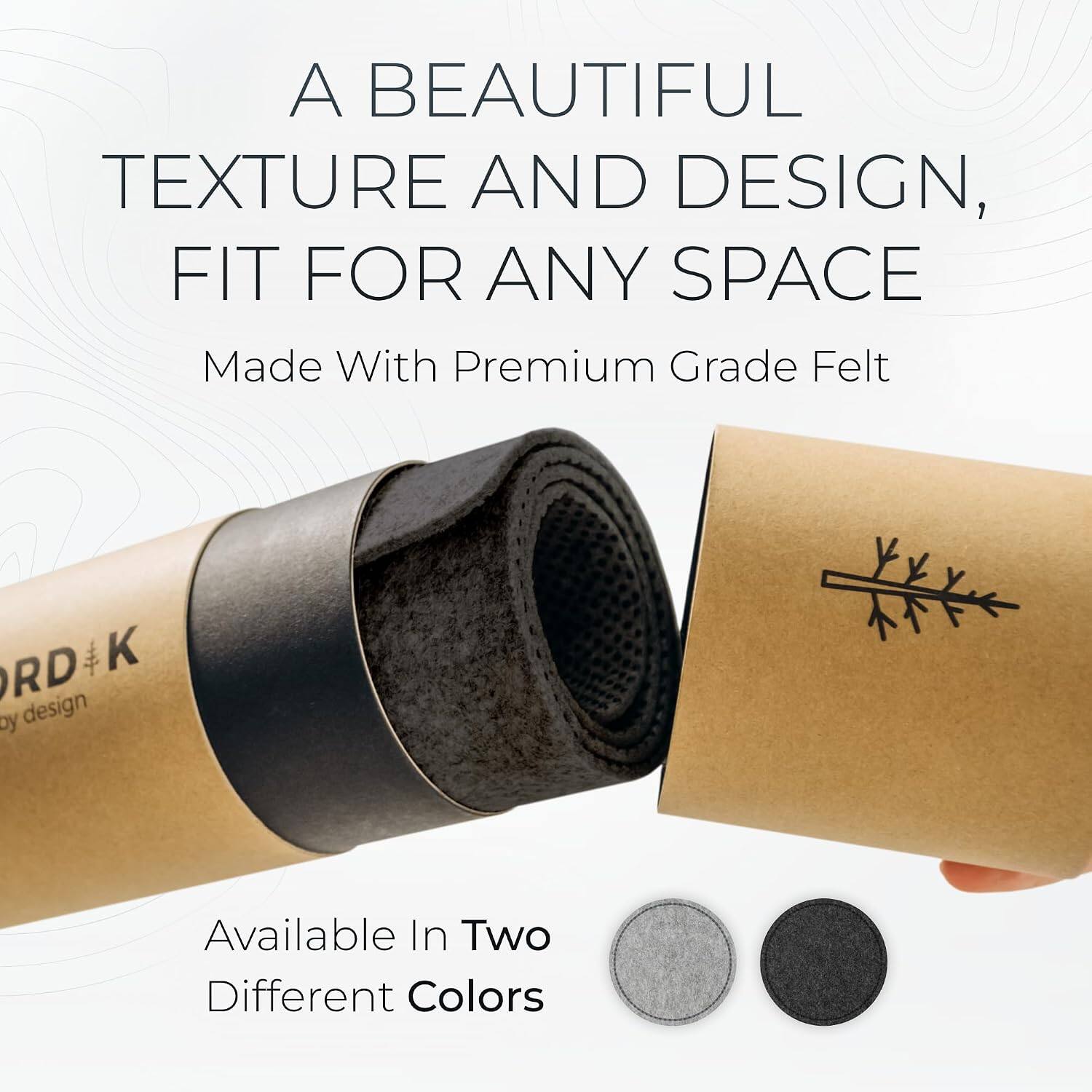 A BEAUTIFUL TEXTURE AND DESIGN, FIT FOR ANY SPACE

Made With Premium Grade Felt

RD K by design

Available In Two Different Colors