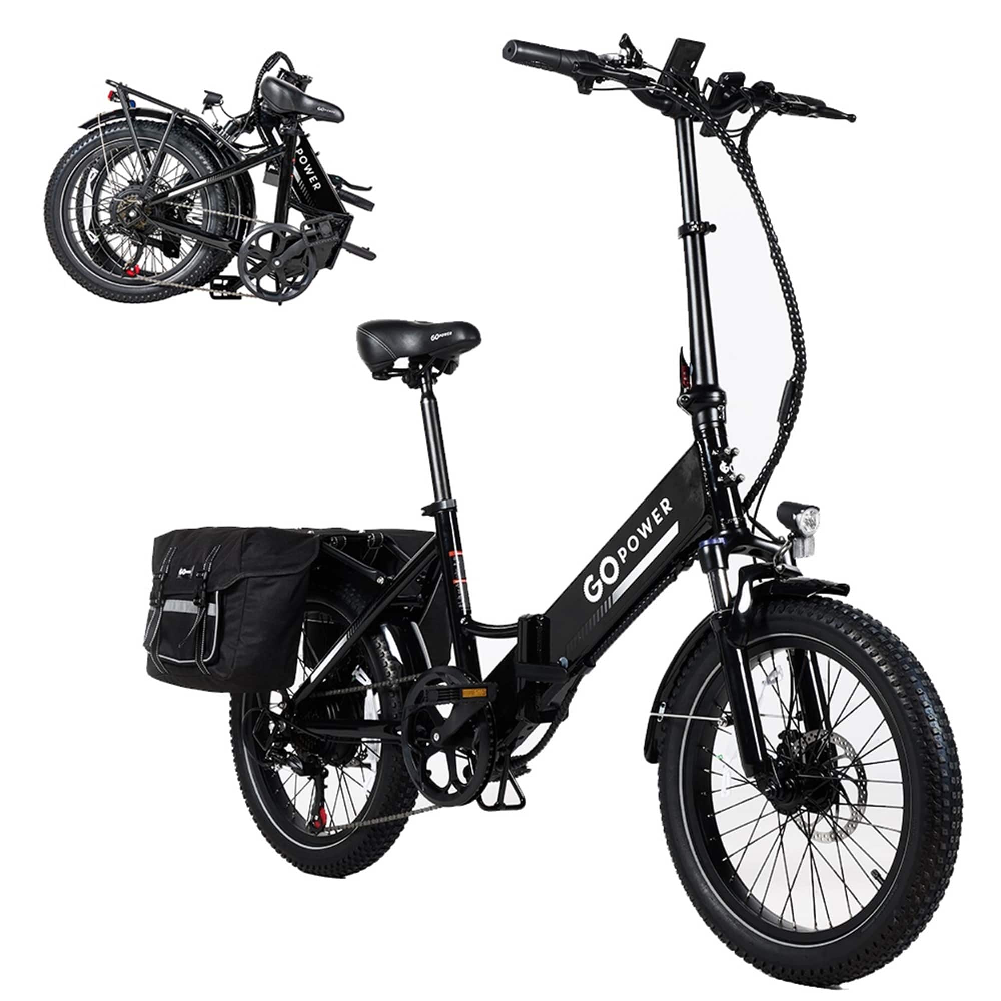 GoPowerBike - GoPlus Folding Electric Bike | UL2849 Certified - One size - Black