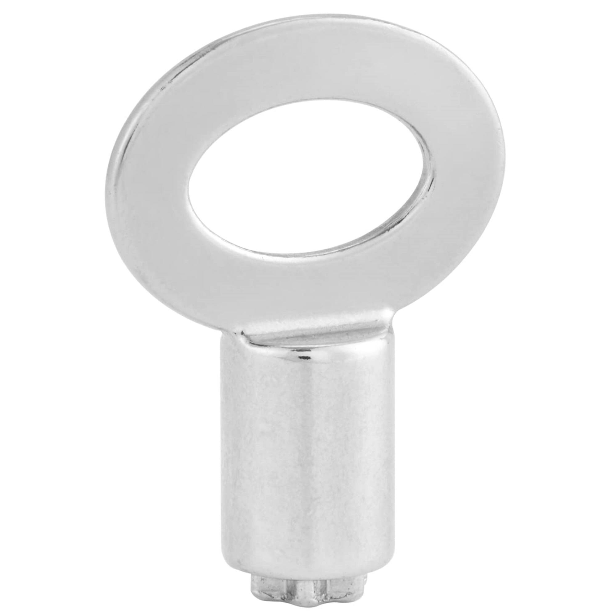 Front. LiveFine - Replacement Key for Automatic Pill Dispenser, Medication Organizer Key Accessory Tool - Silver.