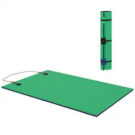 Soozier - x 6' Lily Pad Water Mat for 2 Adults, Floating Water Pad for Lake, Pool, Ocean, Beach