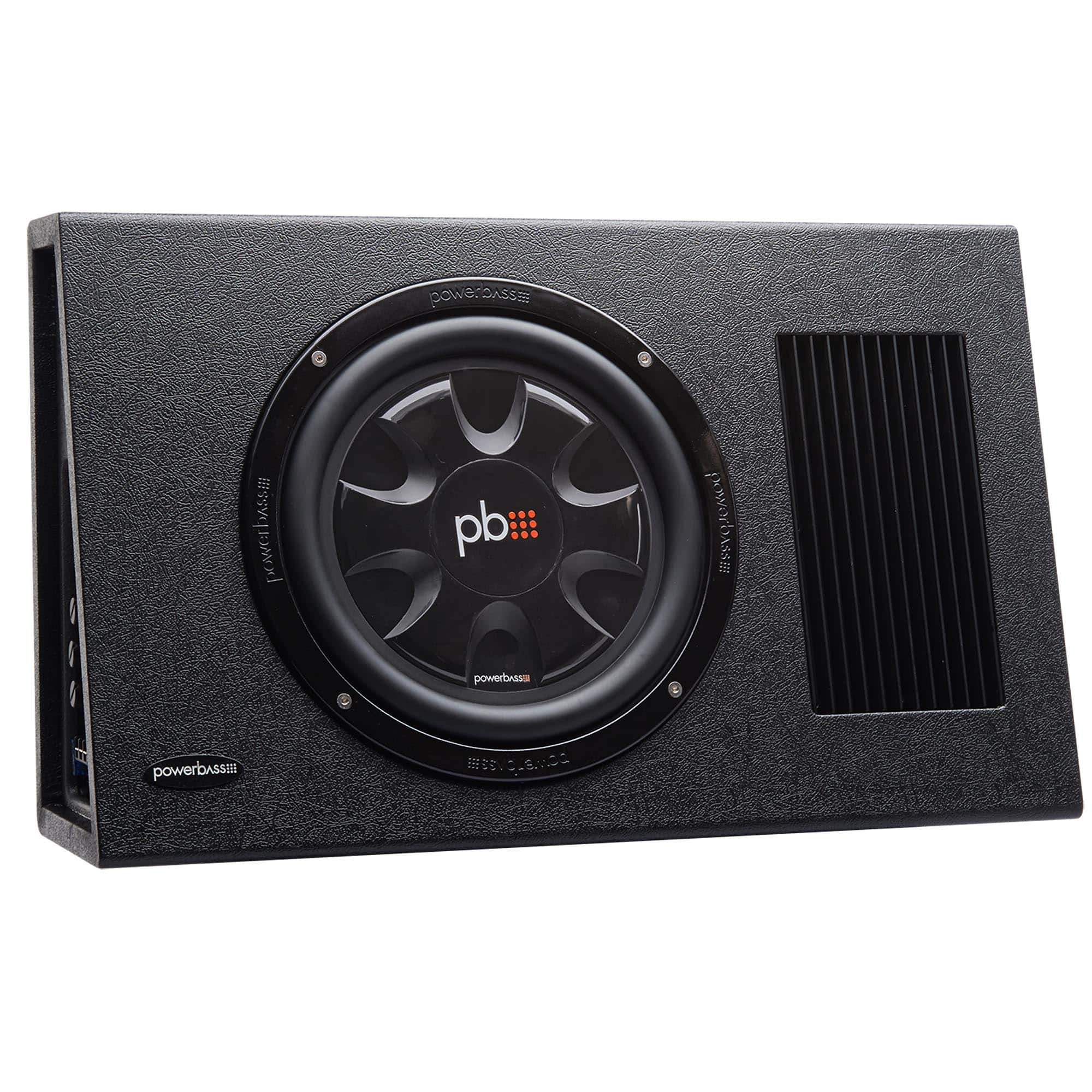 Powerbass - PS-AWB101T - 10" Single Loaded Amplified Truck Box - Black/Gray