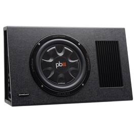 Powerbass - PS-AWB101T - 10" Single Loaded Amplified Truck Box - Black/Gray