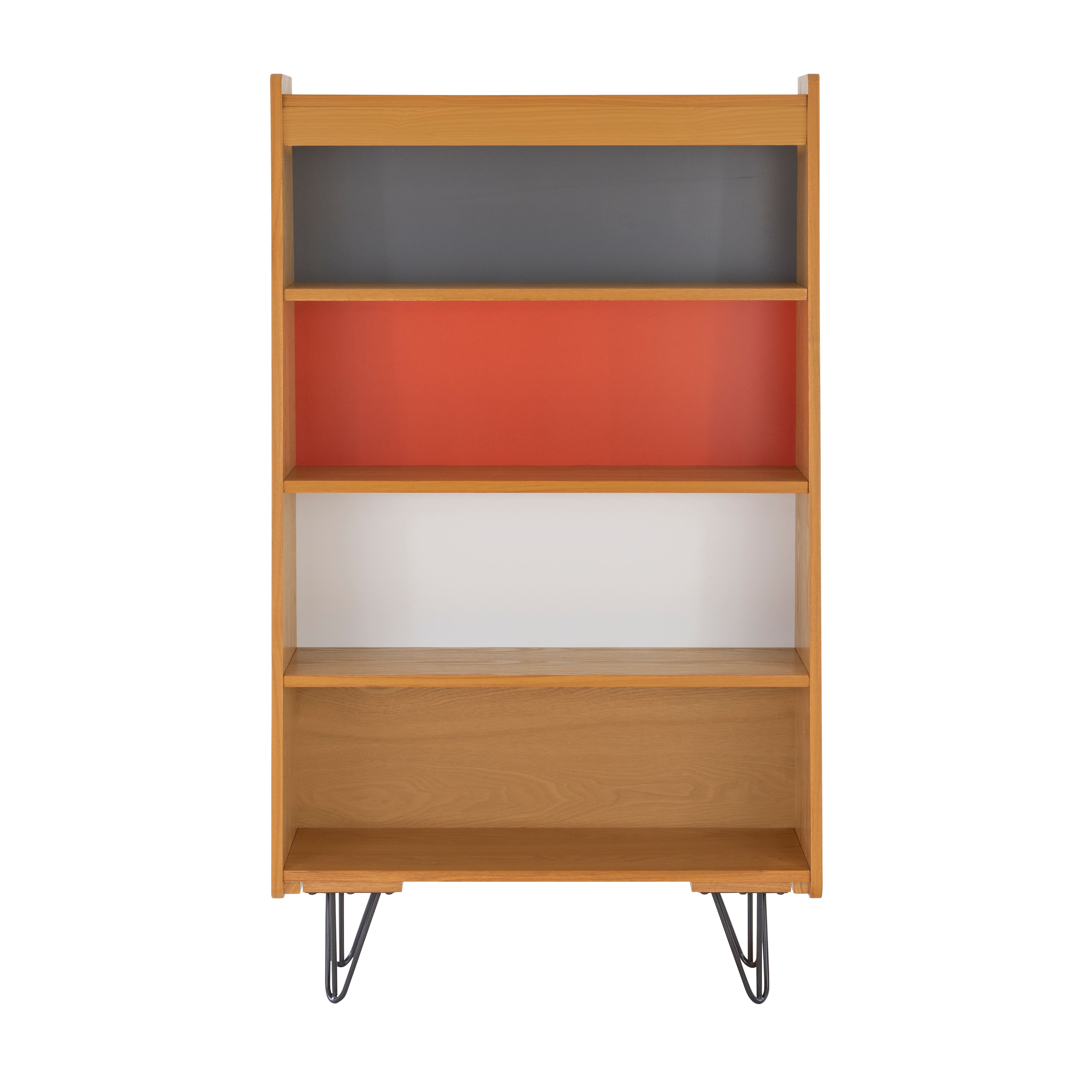 Linon Home Décor – Pollard Multicolor 4-Shelf Bookcase – Natural Sansujyuku sansujyuku.com