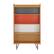 Angle. Linon Home Décor - Pollard Multicolor 4-Shelf Bookcase - Natural.