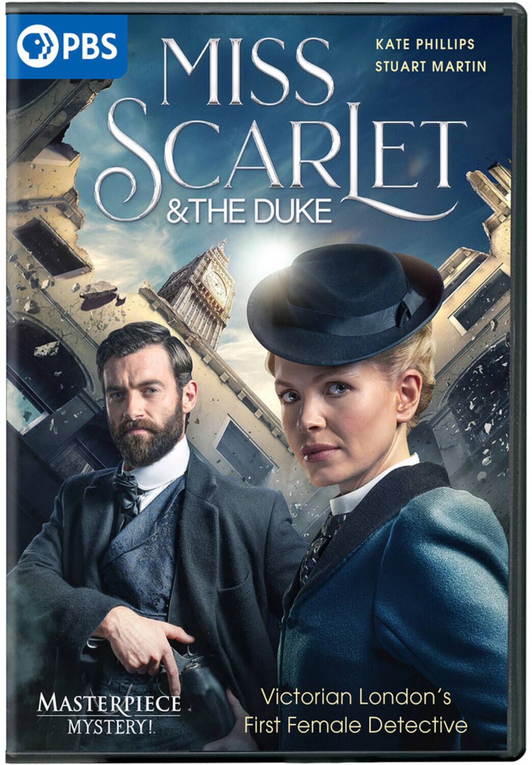 Front. Masterpiece Mystery!: Miss Scarlet And The Duke Season 1   - DVD.