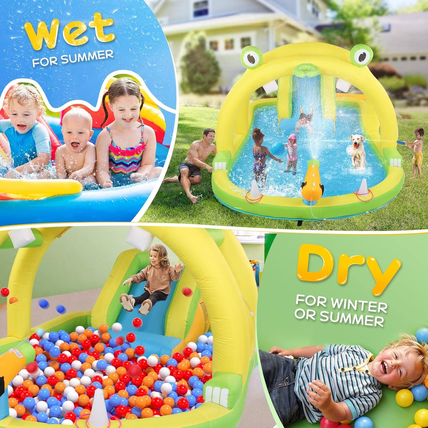 Wet FOR SUMMER  
Dry FOR WINTER OR SUMMER