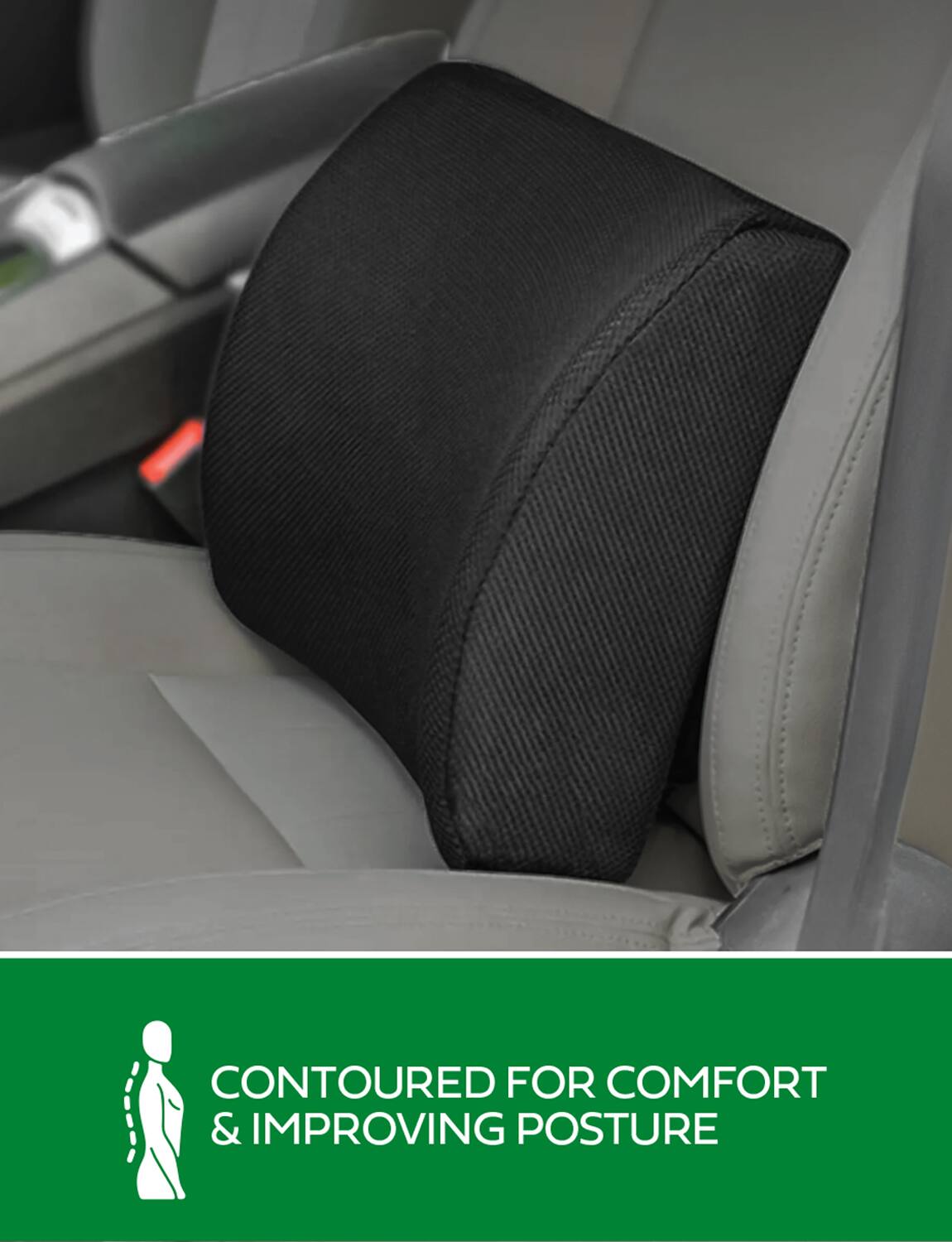 Contoured for comfort & improving posture