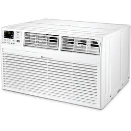 TCL - 450 Sq. Ft. 10,000 BTU Smart Through-the-Wall Air Conditioner 8,600 BTU Heater with Wi-Fi and Remote - White