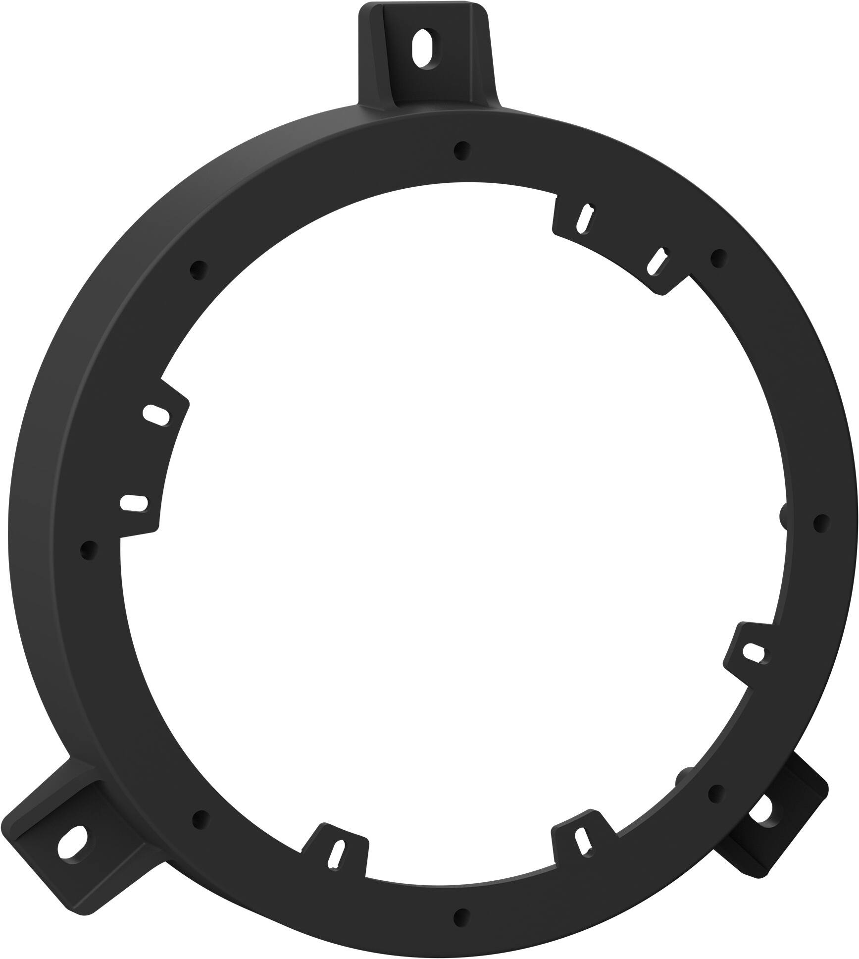 Angle. Metra - Premium Speaker Adapter Plate for Select Saab Models 1994-2009 (2-Pack) - Black.