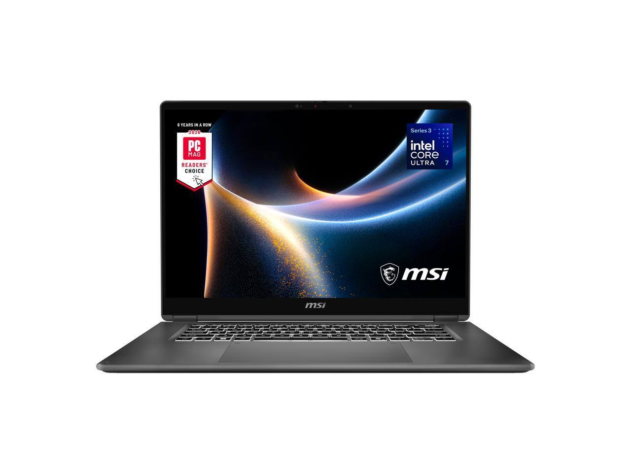 1 YEARS IN A ROW 2028 PC MAG READERS' CHOICE Series 3 intel CORE ULTRA 7 msi msi