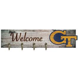 Fan Creations - GA Tech Yellow Jackets 24" x 6" Mounted Coat Hanger - Multicolor