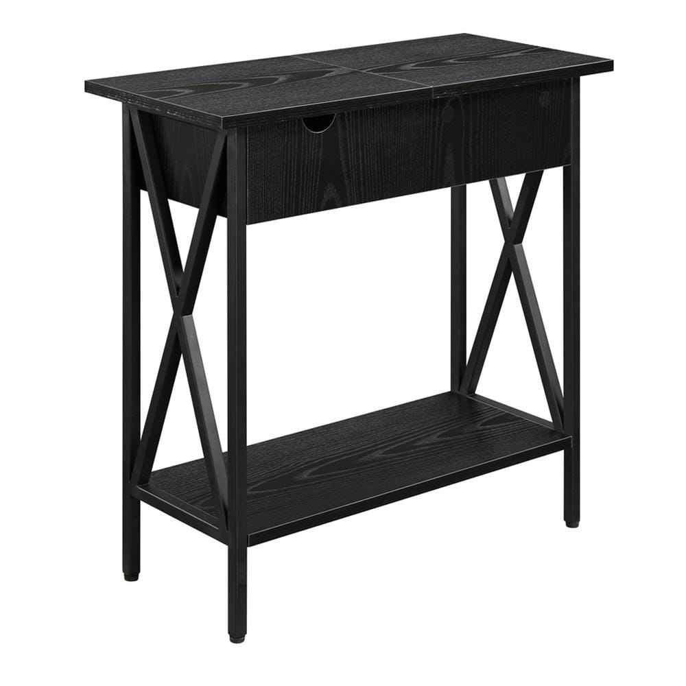 Convenience Concepts - Tucson Electric Flip Top Table - Black/Black