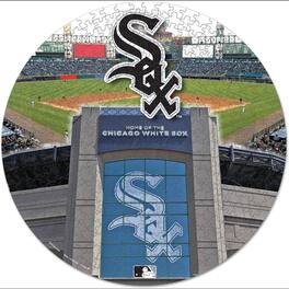 WinCraft - Chicago White Sox Round 500-Piece Puzzle - Multicolor