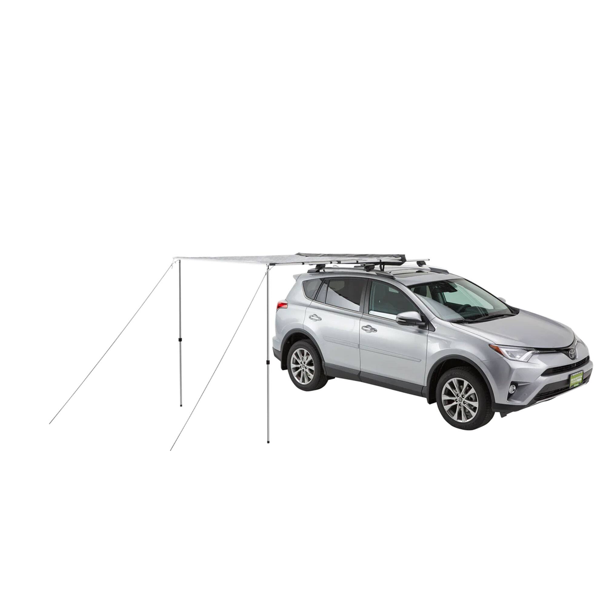 Alt View 4. Yakima - Yakima OverNOut 6.5' Lightweight Roof Mounted Awning w/Included SKS Lock, Medium - Gray.
