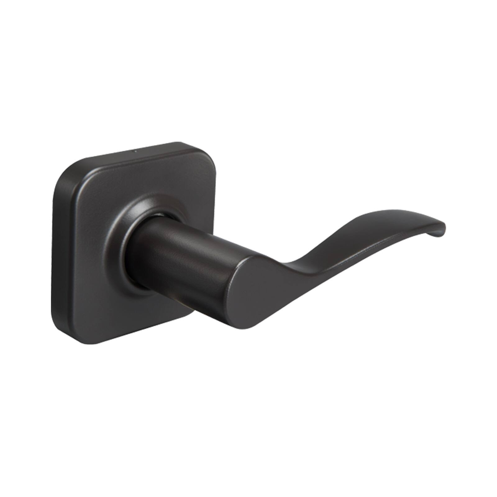 Back. Yale - Yale Assure Lock 2 Touch Keypad with Wi-Fi and Norwood Lever in Black Suede - Black Suede.