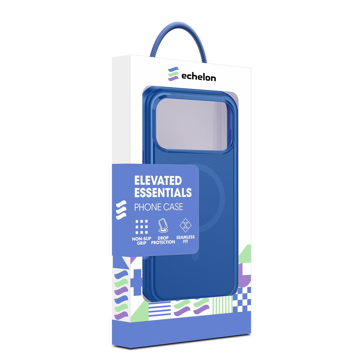 Echelon  
ELEVATED ESSENTIALS  
PHONE CASE  
NON-SLIP  
DROP PROTECTION  
SEAMLESS FIT