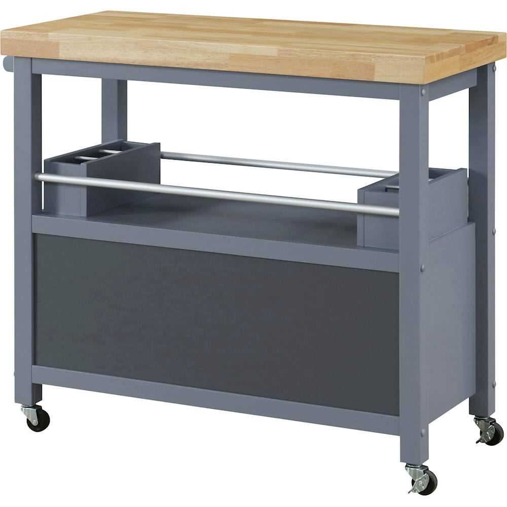 Alt View 13. Click Decor - Anson Kitchen Cart - Gray.