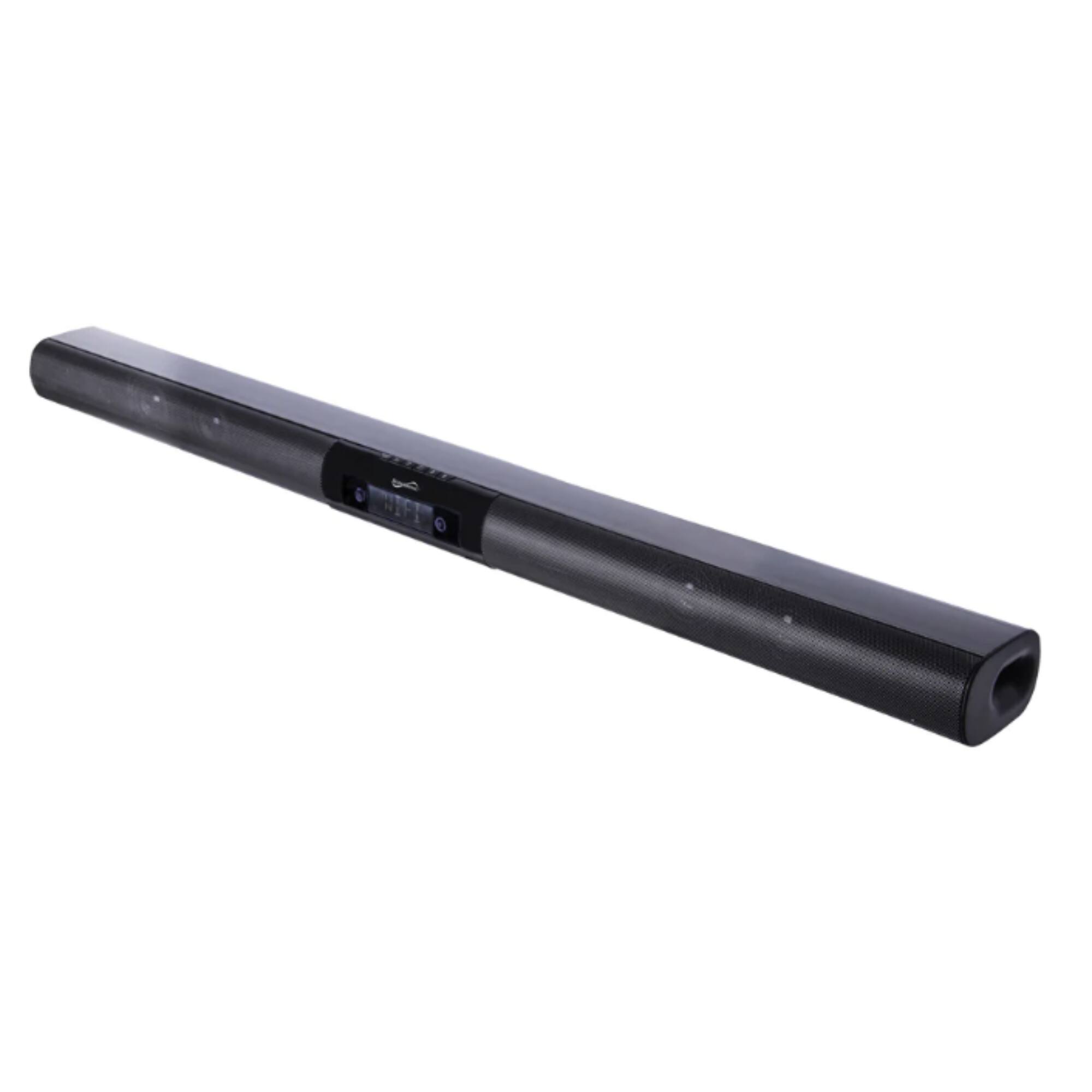 Front. Supersonic - 37" Premium Optical Bluetooth SoundBar System with Voice Control - Black.