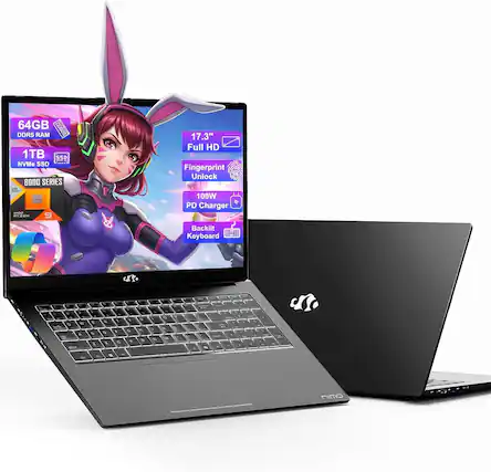 64GB DDR5 RAM
1TB NVMe SSD
8000 SERIES
17.3" Full HD
Fingerprint Unlock
100W PD Charger
Backlit Keyboard
AMD Ryzen
nimo