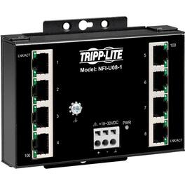 Eaton Tripp Lite Series 8-Port Unmanaged Fast Industrial Ethernet Switch - 10/100 Mbps, Ruggedized, -40° to - Unknown