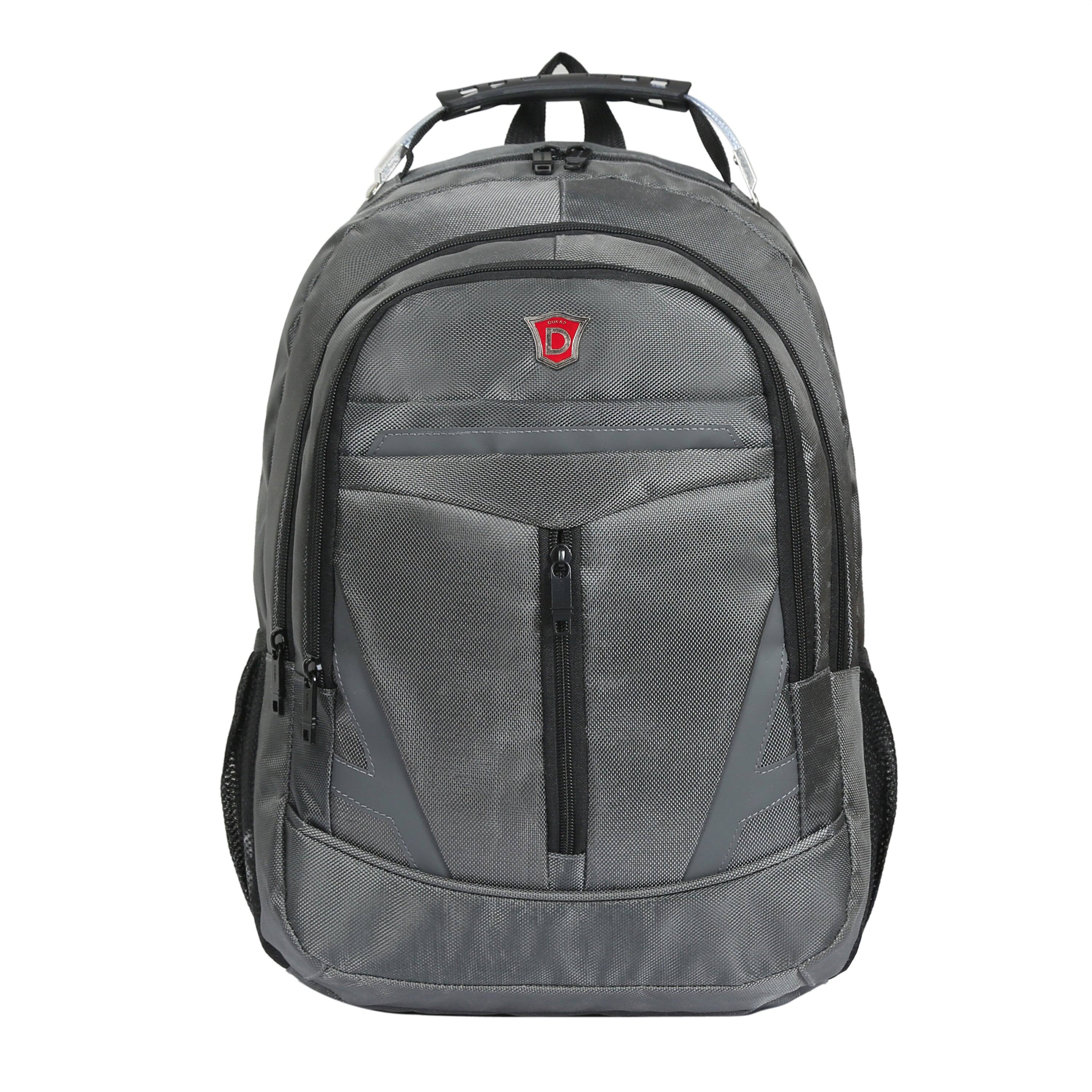 Left. DUKAP - EMINENT Executive Backpack for Laptops up to 15.6''-Inches - GREY.