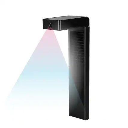 Front. Techko - Outdoor L-Shaped Solar Pathlight with Motion Sensor.