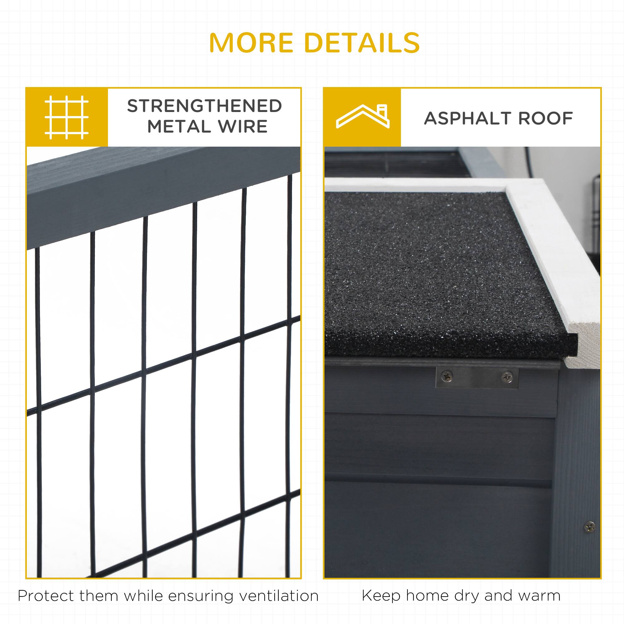 MORE DETAILS

STRENGTHENED METAL WIRE  
Protect them while ensuring ventilation

ASPHALT ROOF  
Keep home dry and warm