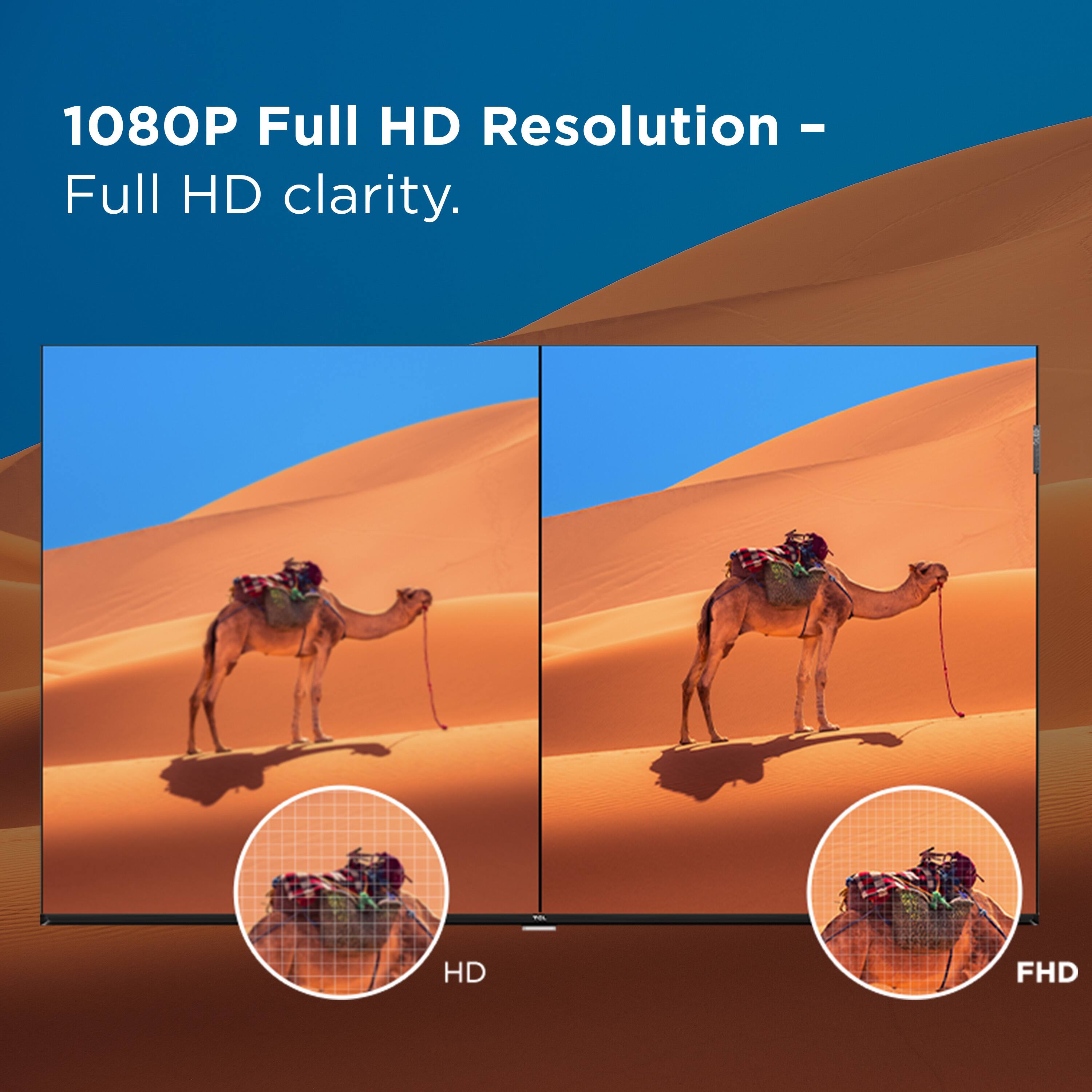 1080P Full HD Resolution - Full HD clarity.

HD FHD