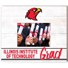 Jardine - Illinois Tech Scarlet Hawks 13.5" x 11.5" Grad Frame - White