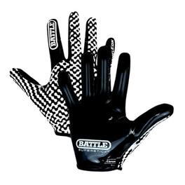 Battle Sports - Adult Chameleon Receiver Football Glove - Medium - Black/White