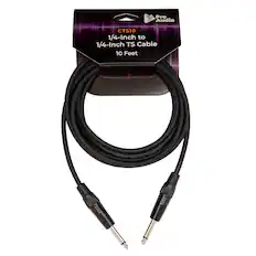 Pro Audio CTS10 1/4-Inch to 1/4-Inch TS Cable 10 Feet