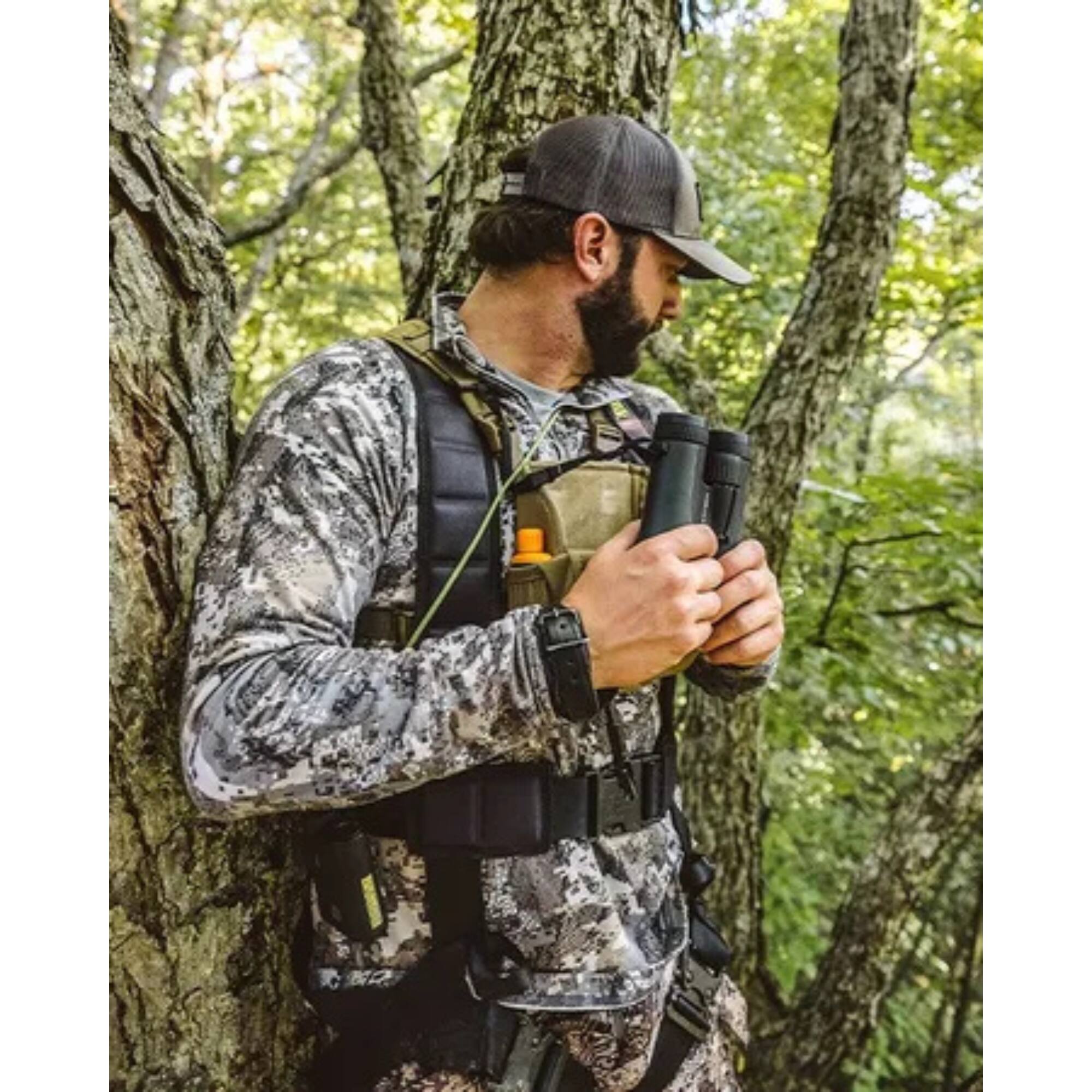 Back. Vortex - Vortex Crossfire HD 10x42mm Roof Prism Binoculars, Green - Green.