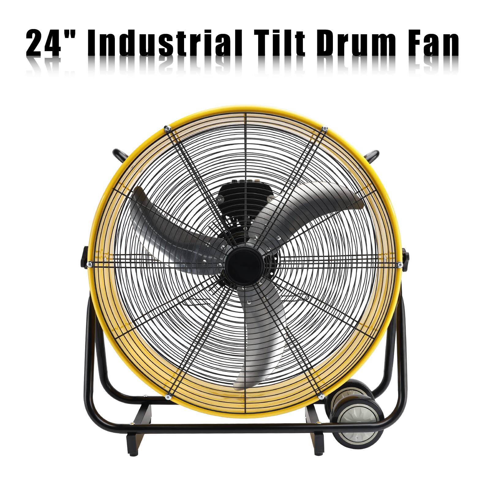 24" Industrial Tilt Drum Fan