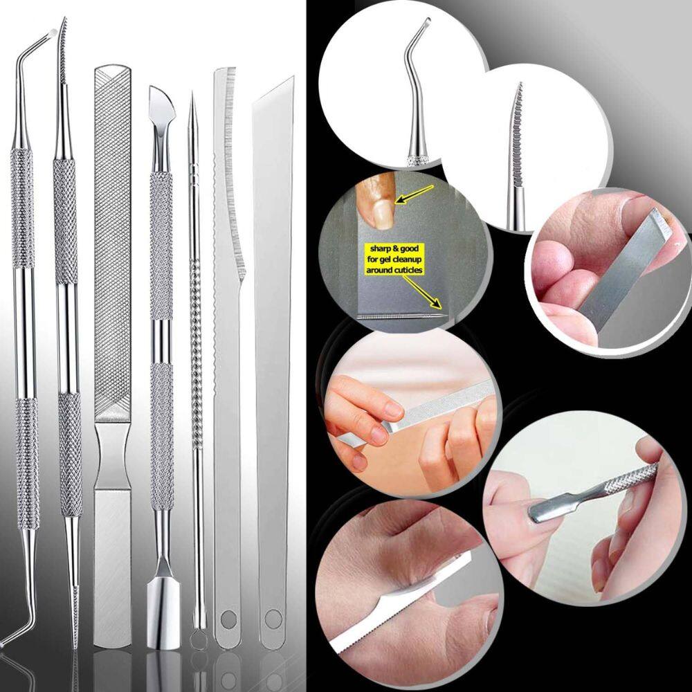 sharp & good for gel cleanup around cuticles