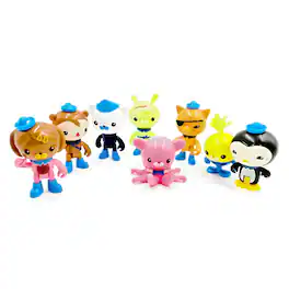 Fisher-Price - Octonauts Octo-Crew 3 Inch Mini Figure Set | 8 Figures - Blue