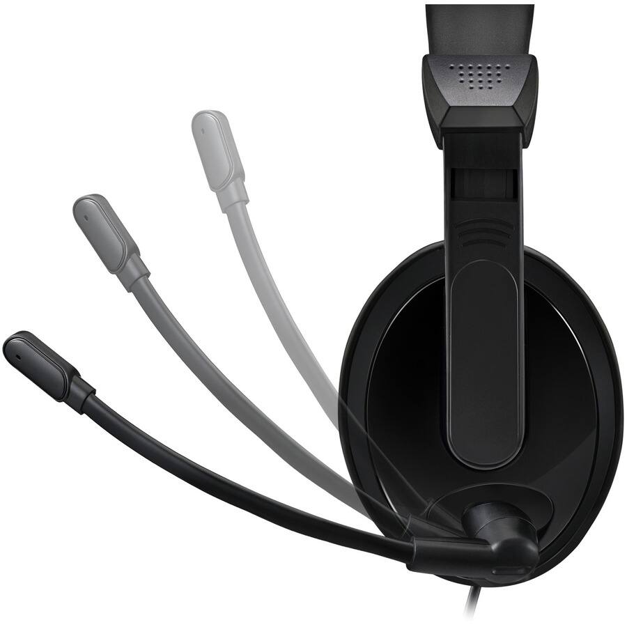 Alt View 1. Adesso - Adesso Xtream H5U - USB Stereo Headset with Microphone - Noise Cancelling - Wired- Lightweight - Works with Computer - Unknown.