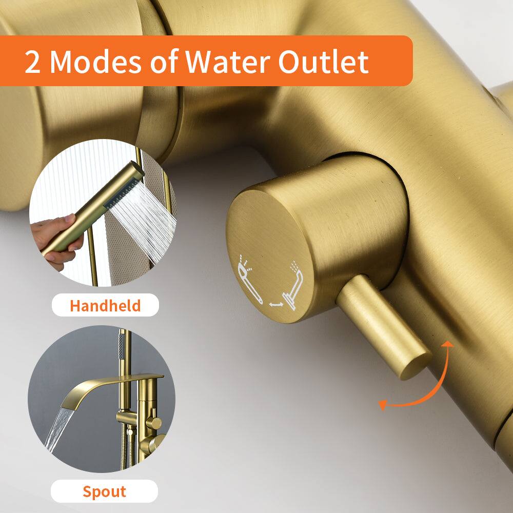 2 Modes of Water Outlet

- Handheld
- Spout