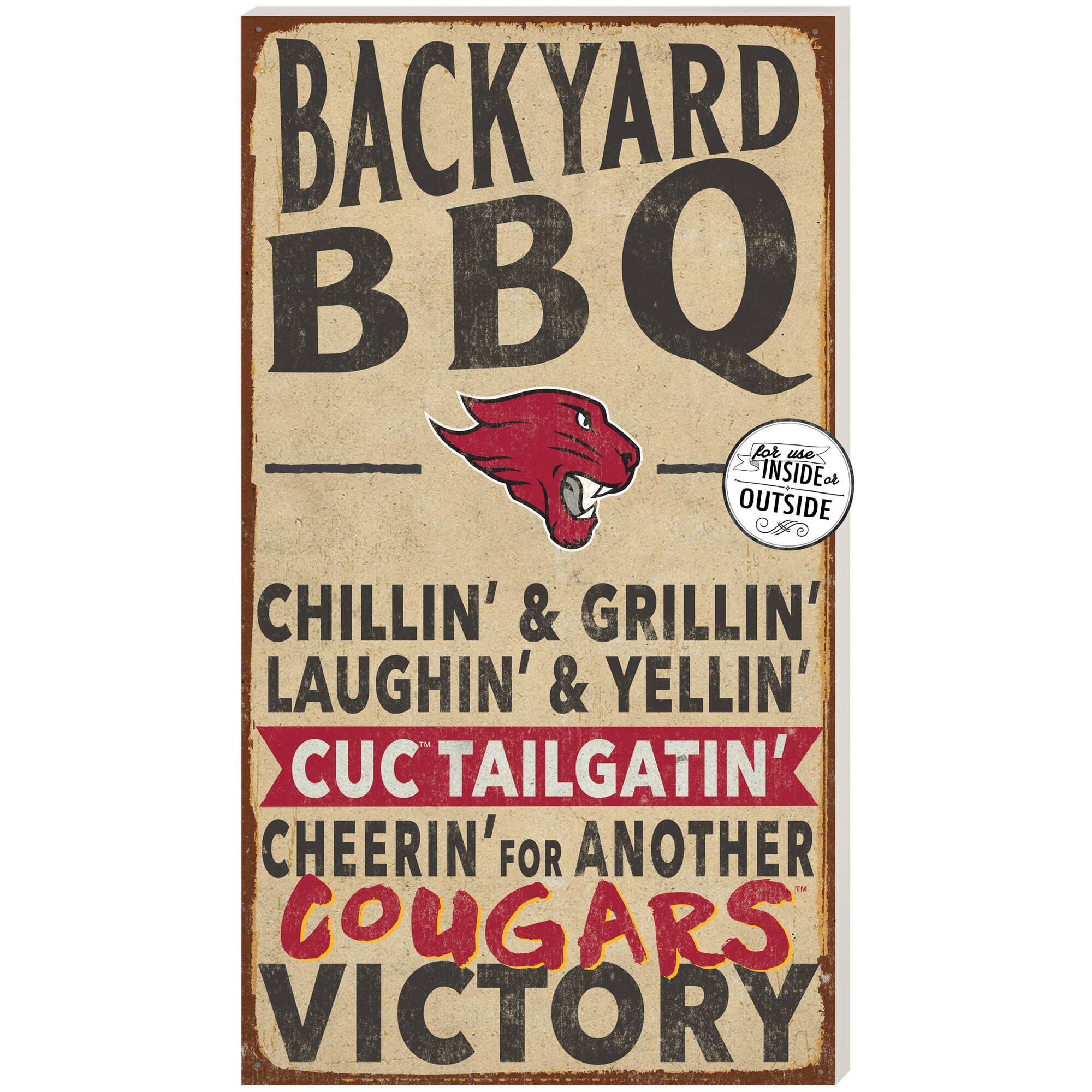 Concordia University (IL) Cougars 11'' x 20'' Indoor/Outdoor BBQ Sign