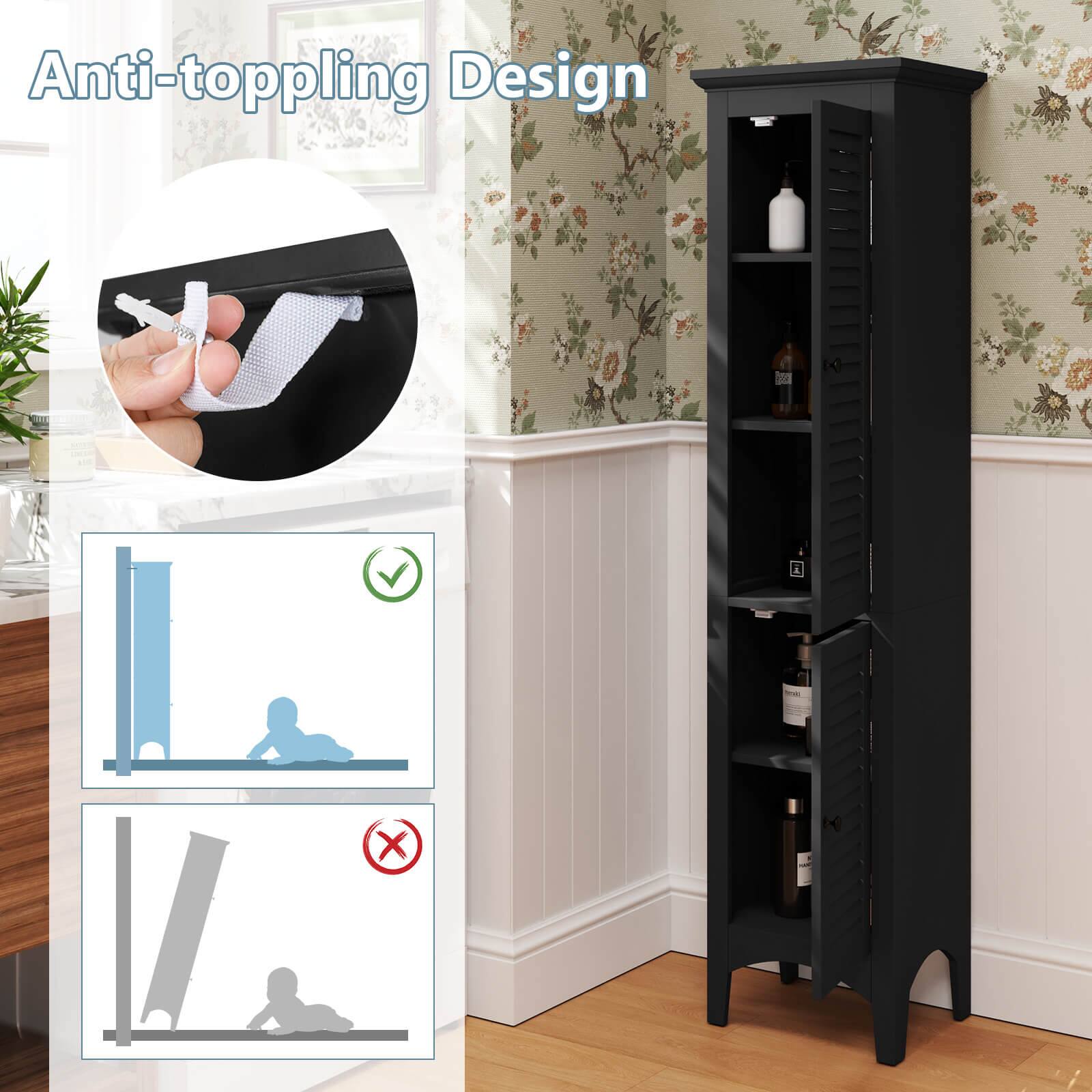 Anti-toppling Design