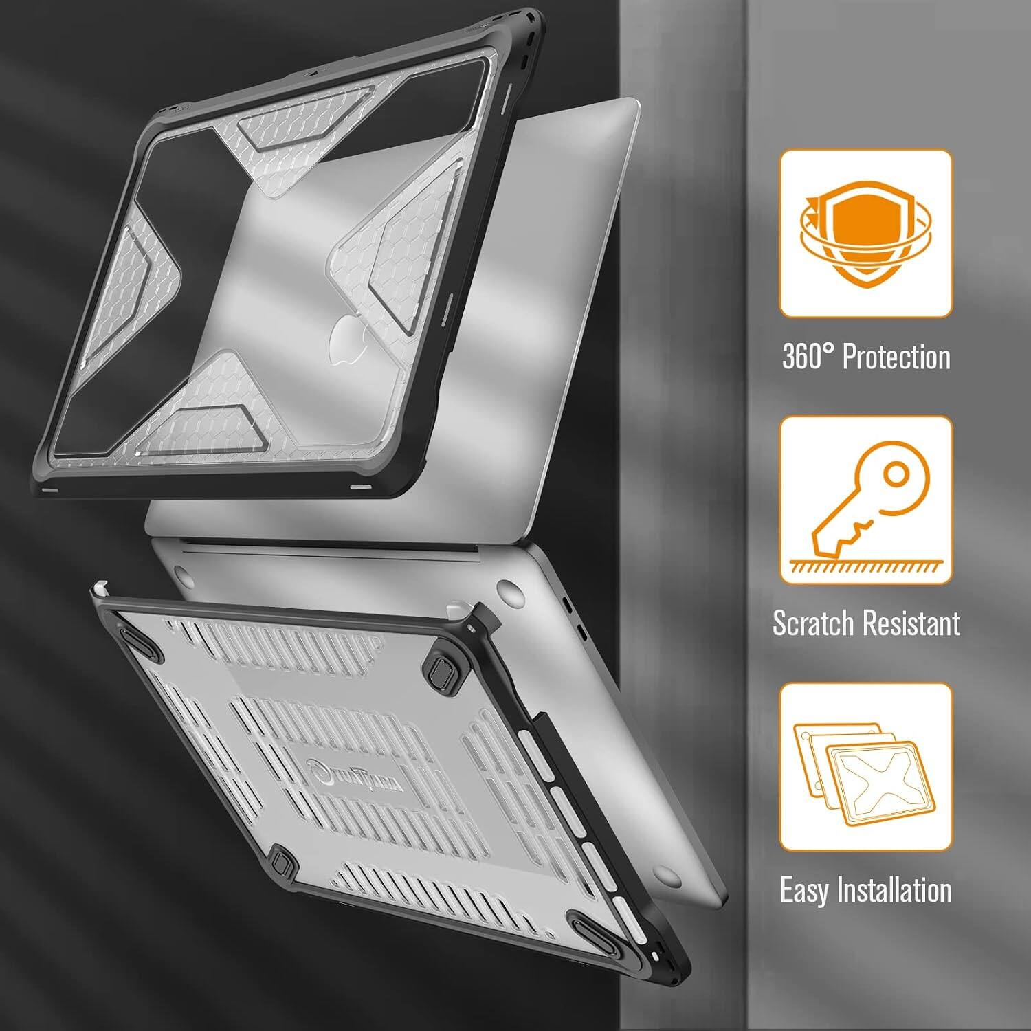 360° Protection  
Scratch Resistant  
Easy Installation