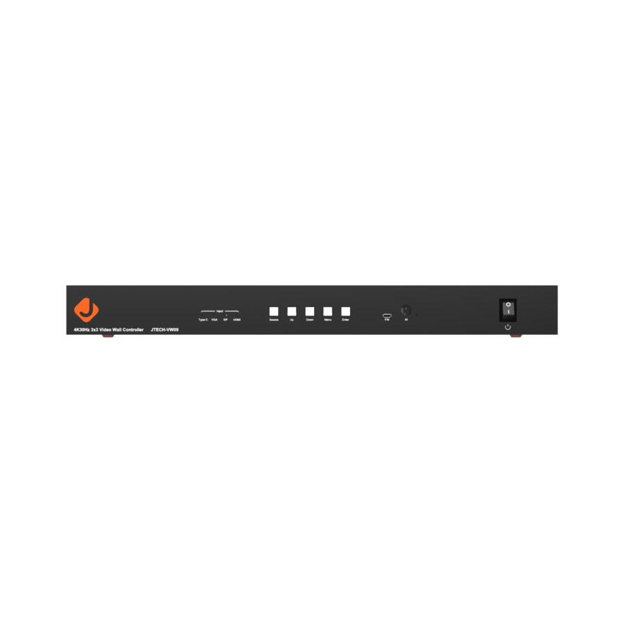 J Tech Computer J Tech Digital 4K 30Hz 3x3 Video Wall Controller with HDMI, VGA, DP ...