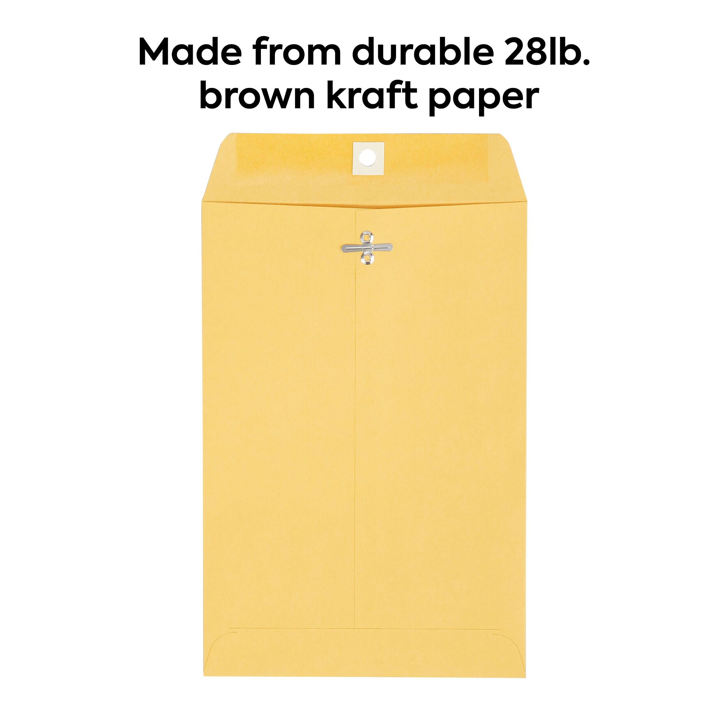 Made from durable 28lb. brown kraft paper
