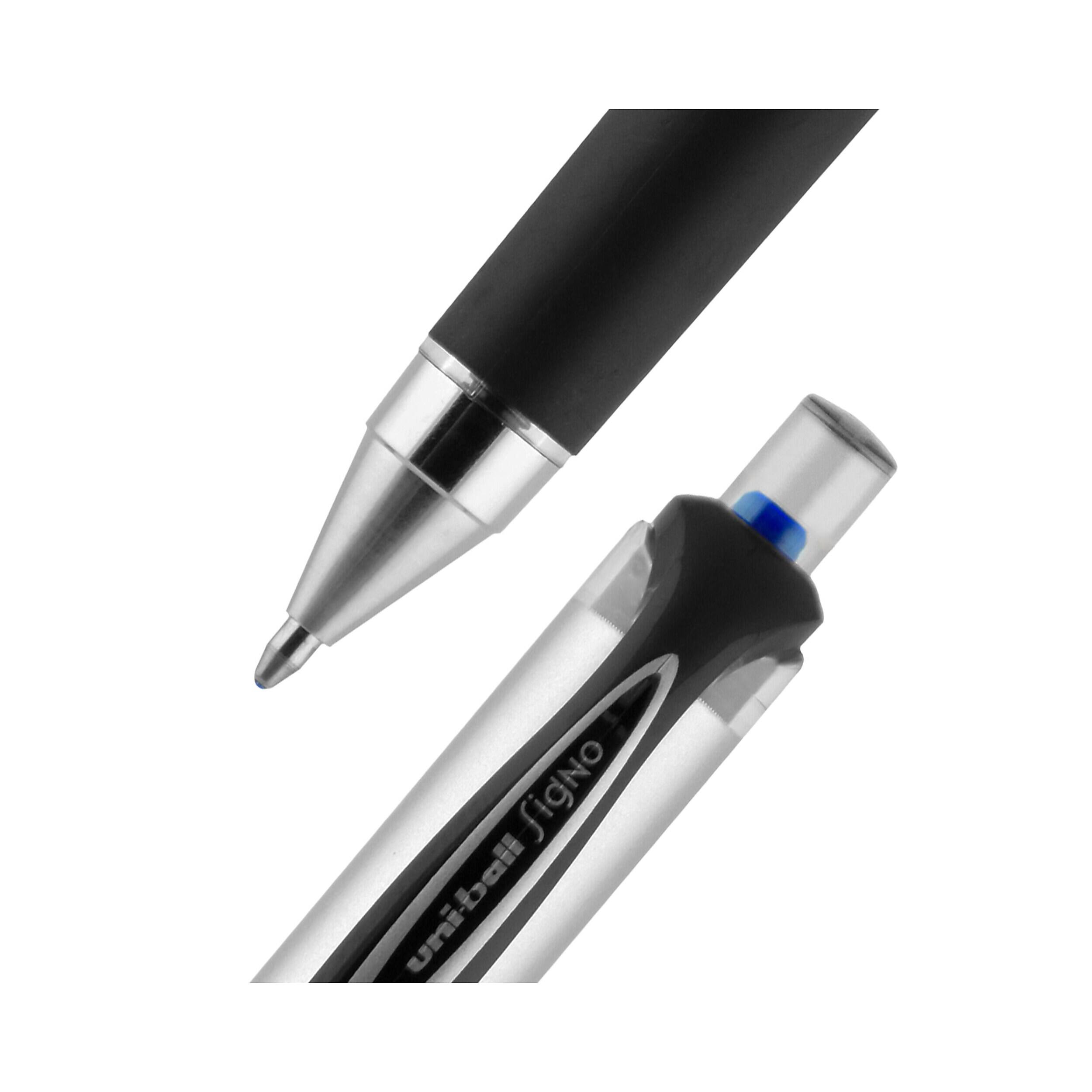 uni ball 207 Impact RT Retractable Gel Pens, Bold Point, Blue Ink ...