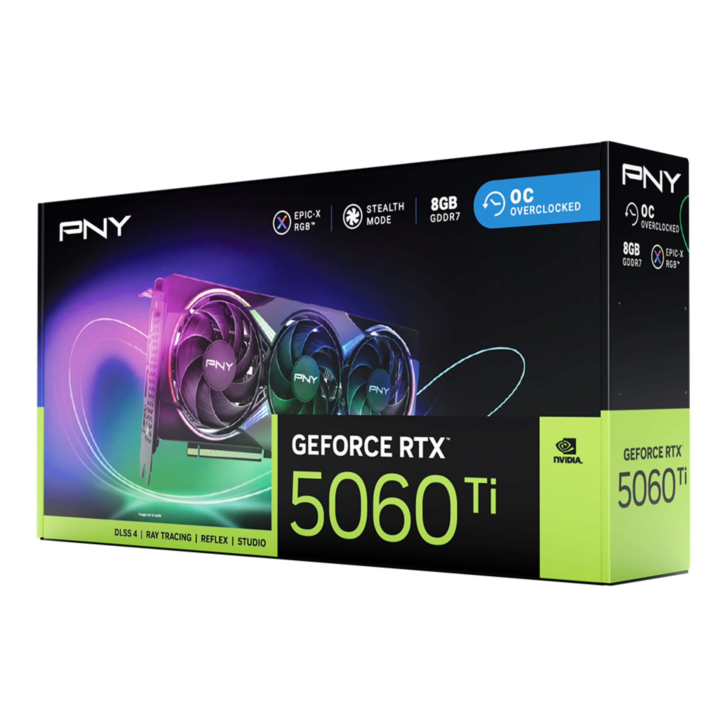 PNY GeForce RTX 5060 Ti Overclocked 8GB GDDR7 PCI Express 5.0
